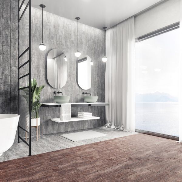 Плитка InterCerama Cipresso коричневий темний 15х60 /179 032 