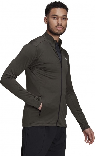 Джемпер Adidas MT FULL Z FLEEC GU6495 р. L чорний