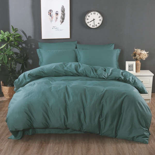 Комплект постельного белья семейный морской зеленый Word of Dream 