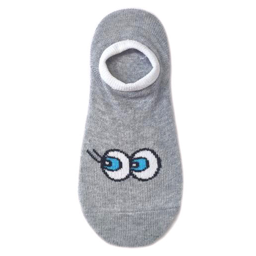 Следы унисекс Molly Глазки р.18–20 серый меланж 