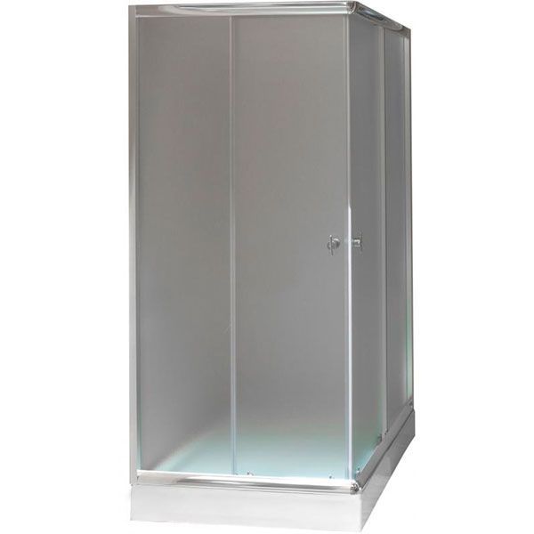 Душевая кабина UP! (Underprice) R-501 90x90 профиль хром, стекло матовое