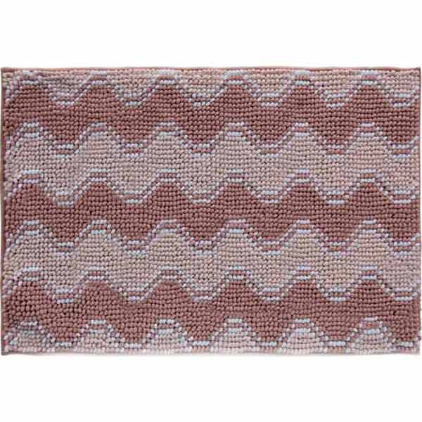 Коврик для ванной комнаты Dariana Волна, 55х80 см, бежевый