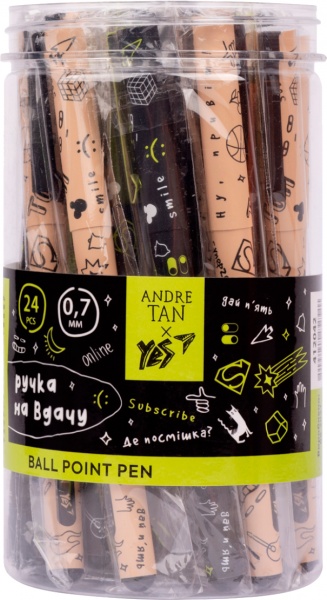 Ручка масляная YES by ANDRE TAN Lucky 0,7 мм 
