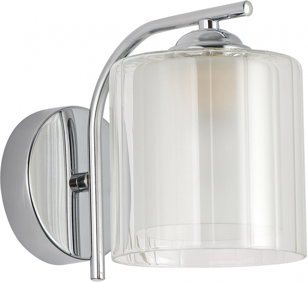 Светильник настенный Sensio Serpens 40 Вт E27 прозрачный/хром ALG-07491/1W