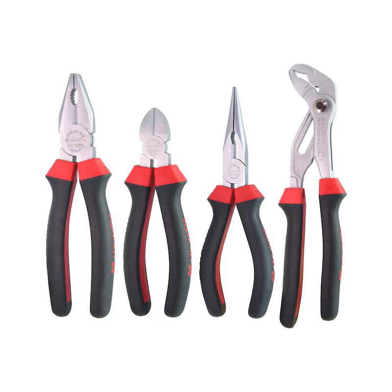 Набор шарнирно-губцовых инструментов WURTH RED STRIPE комплект 1 4 шт. 5772101004