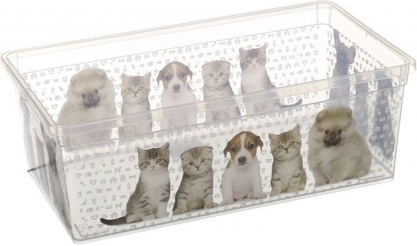 Ящик для зберігання Кіт і Пес 5 л 190х335х115 мм