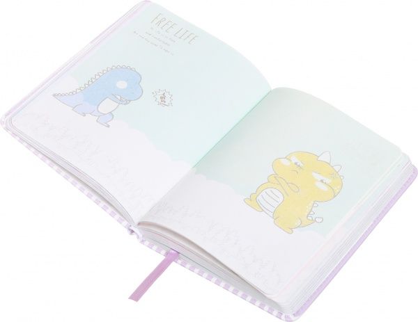 Блокнот подарочный Щенок фиолетовый