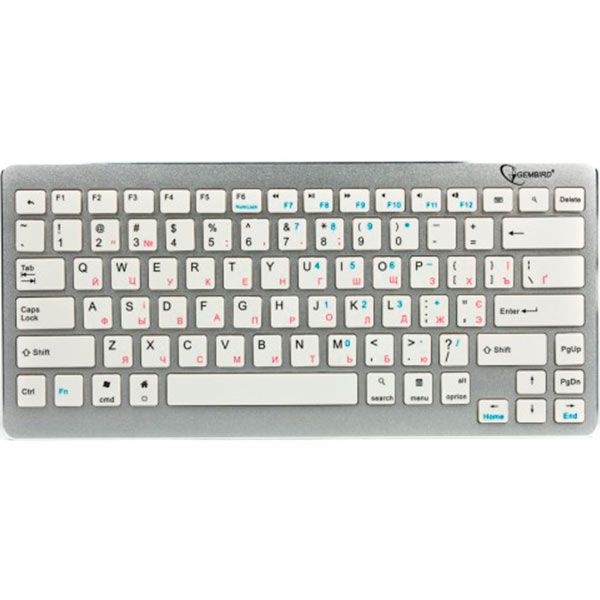 Клавіатура Gembird BT-UA (KB-6411BT-UA) KB-6411 white 