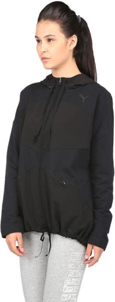 Джемпер Puma TRANSITION FZ Jacket 59238101 р. XS чорний
