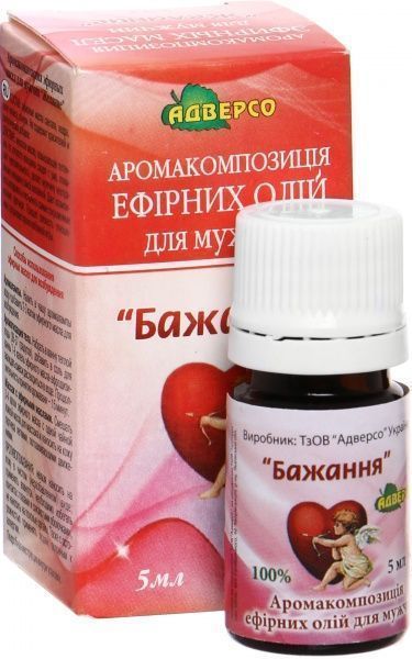 Аромакомпозиция Адверсо для чоловіків Бажання 5 мл 