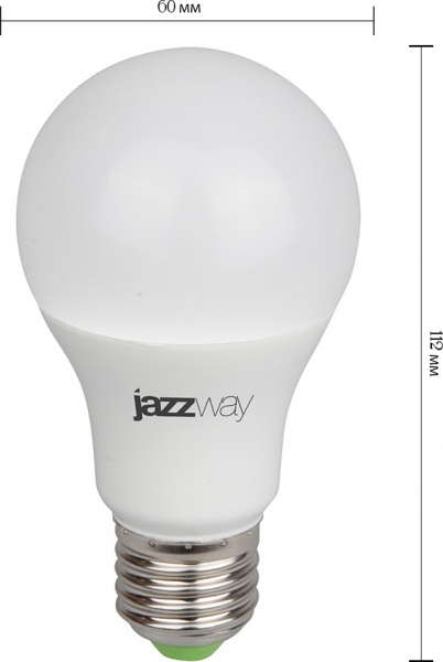 Лампа світлодіодна для рослин Jazzway PPG Agro 9 Вт A60 матова E27 200-240 В 5002395