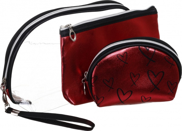 Набір косметичок 3 в 1 Shiny в асортименті