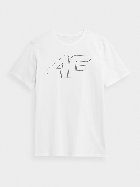 Футболка 4F TSHIRT 4FSS23TTSHM1048-10S р.M білий