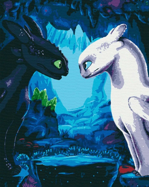 Картина за номерами Дракони RB-0493 40x50 см Riviera Blanca 