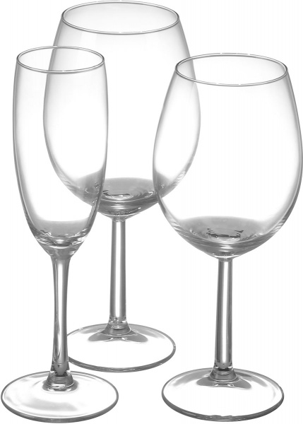 Набор бокалов для вина и шампанского 18 шт.