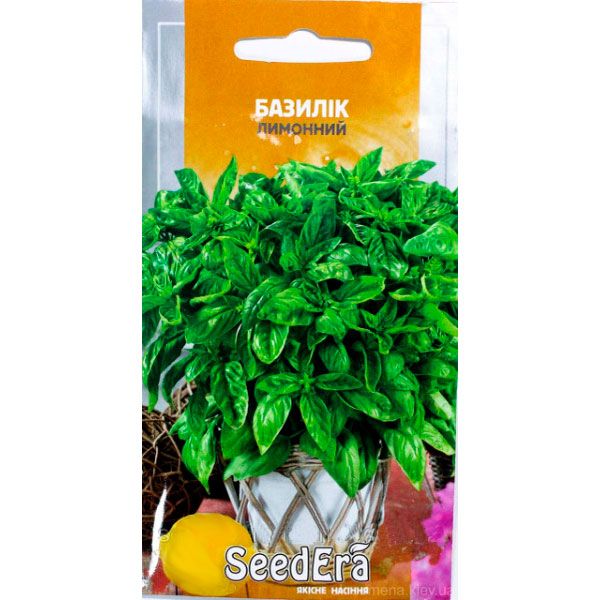 Семена Seedera Пряности Базилик лимонный 0.3 г