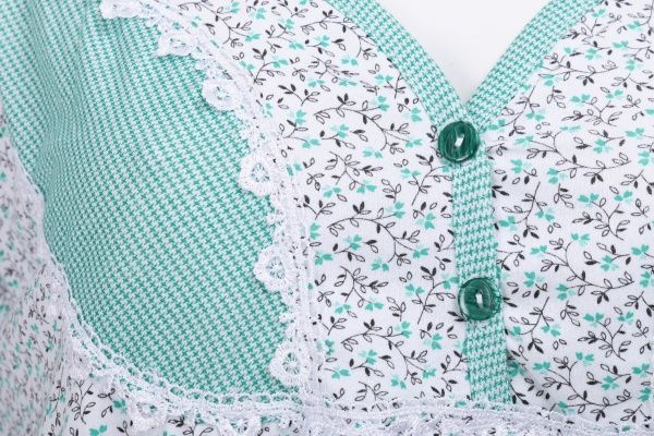 Ночная рубашка с длинным рукавом р. XL-2XL белый с принтом 335 