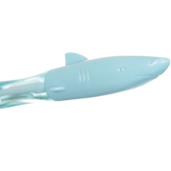 Ручка гелевая Акула голубая 