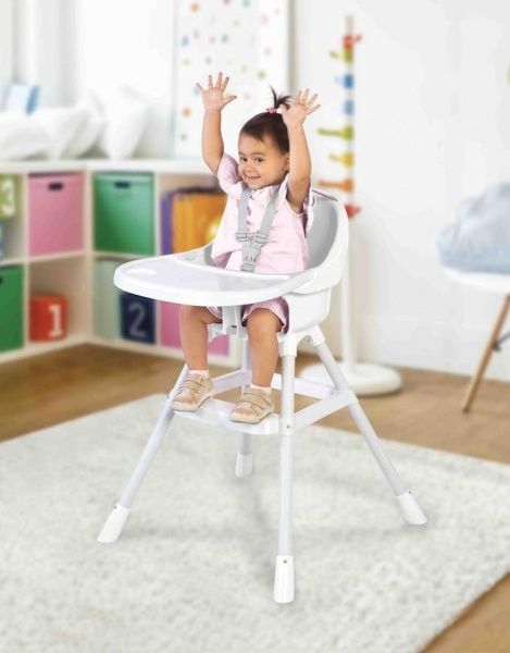 Стільчик для годування Dolu сірий