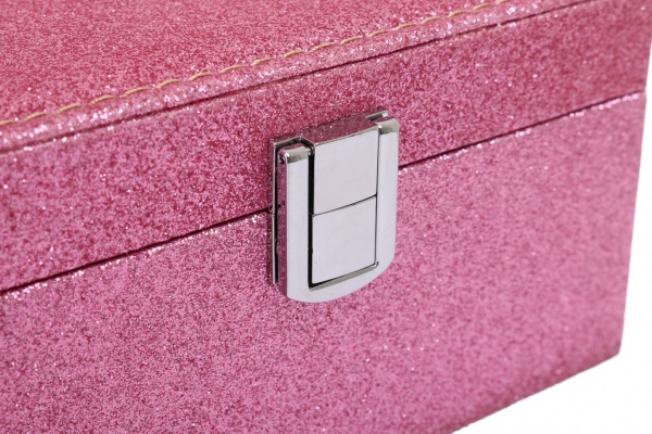 Скриня Шик 16х16х8 см світло-рожева