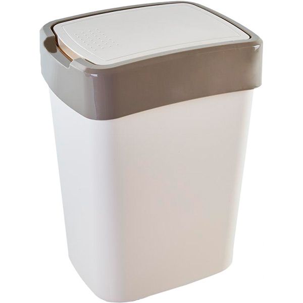 Відро для сміття Алеана Євро 525х405х318мм,білатроянда/какао 45 л
