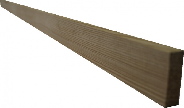 Рейка монтажная Еталон-ліс цельные конструкция 15х30х2000 мм сосна