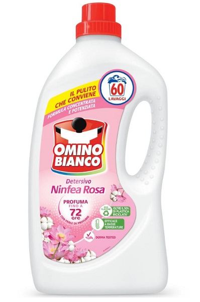 Гель для машинной стирки Omino Bianco Ninfea Rosa 2,4 л