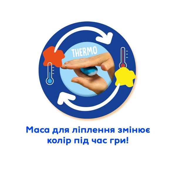 Набір маси для ліплення SES Змінюй кольори 00469S