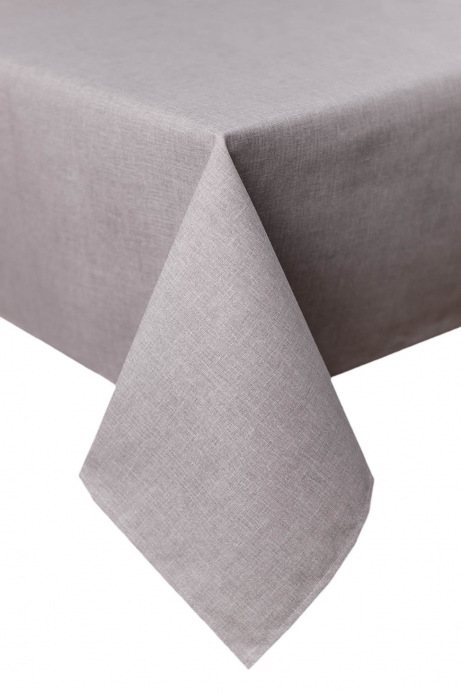 Скатерть Листья 120x136 см серый Прованс