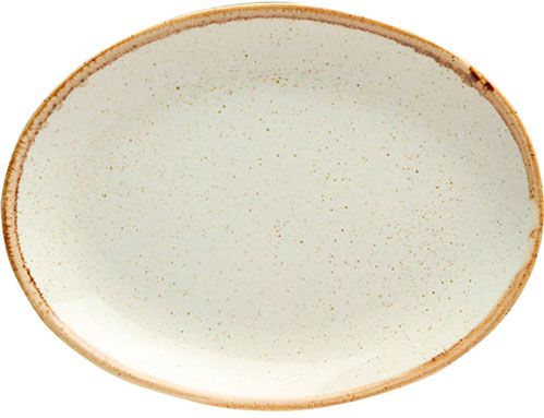 Блюдо овальне Seasons 24 см бежеве 04ALM001574 Porland 