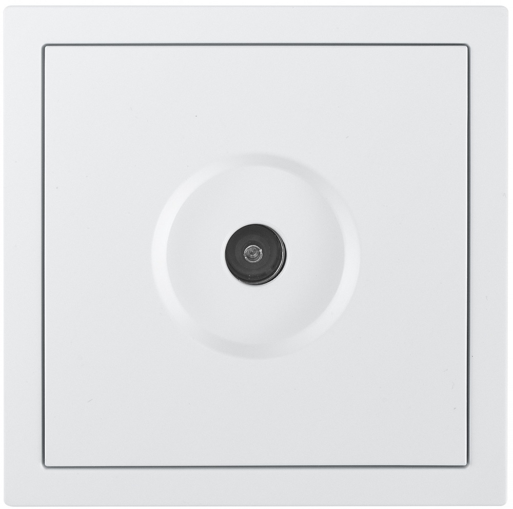 Механизм розетки TV проходная HausMark Juna IP20 белый матовый 7041-0988-129