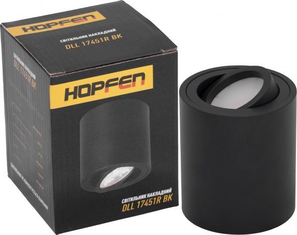 Светильник точечный Hopfen DLL 17451 R GU5.3 черный 