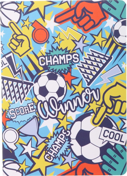 Блокнот Футбол 1 25х18 см Mikirei