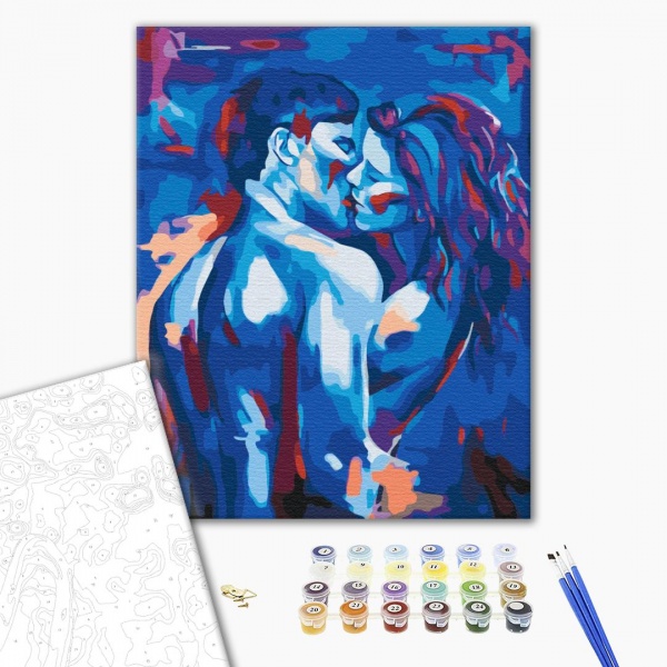 Картина по номерам Живописная любовь BS33853 40x50 см Brushme 