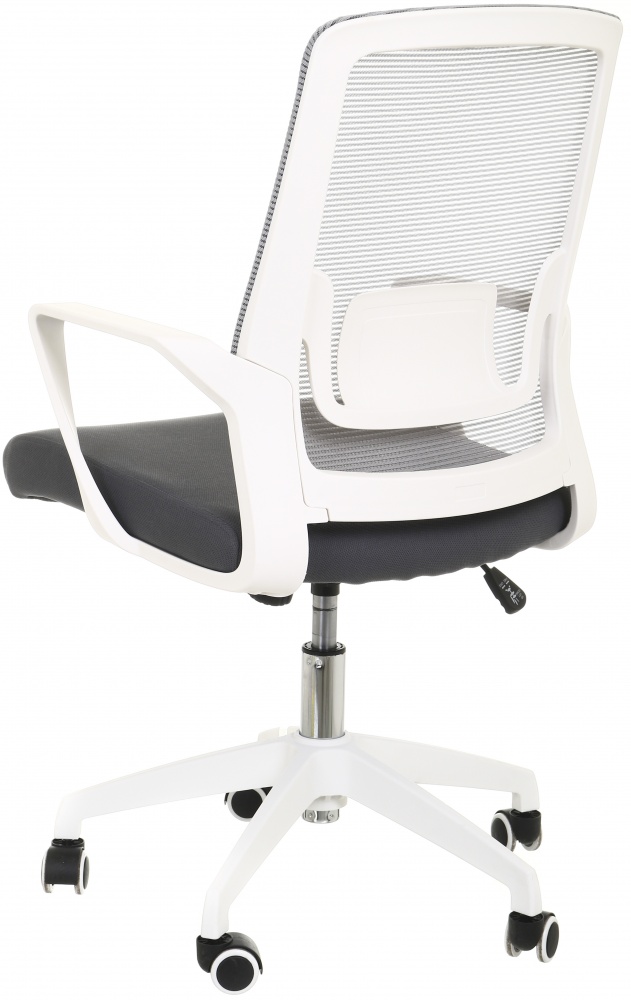 Кресло офисное Фоши серый/белый