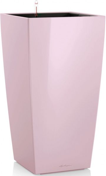 Кашпо Lechuza Cubico 40 квадратный 31л пудровый (18218) 