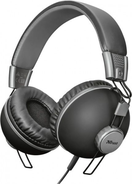 Наушники Trust TRUST Noma Headphones black