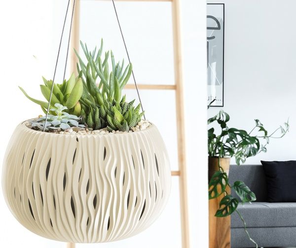 Горщик пластиковий Prosperplast Sandy Bowl WS круглий 3,9л кремовий (23100-728) 