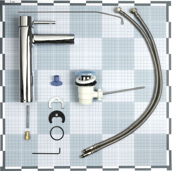 Смеситель для умывальника Jacob Delafon Cuff Е37303-СР