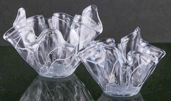 Ваза стеклянная прозрачная James 35 см Antonio Tammaro