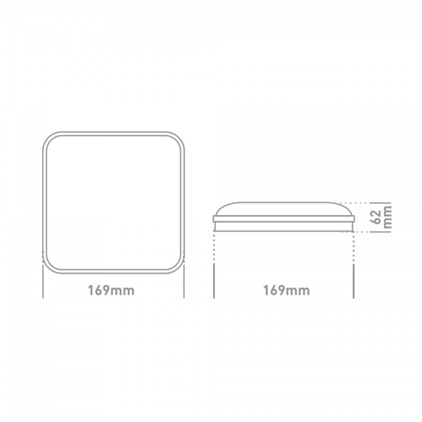 Светильник административный LED Global 15 Вт IP65 белый 1-GBH-08-1550-S 