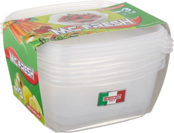 Набір контейнерів Mc Fresh 3 шт. 1,2 л 1807 Heidrun