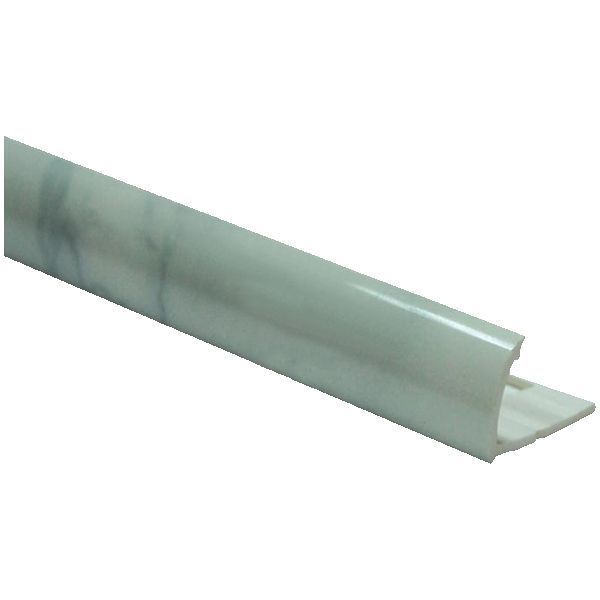 Уголок для плитки ОМиС внешний ПВХ 9 мм 2,5м мрамор синий лед