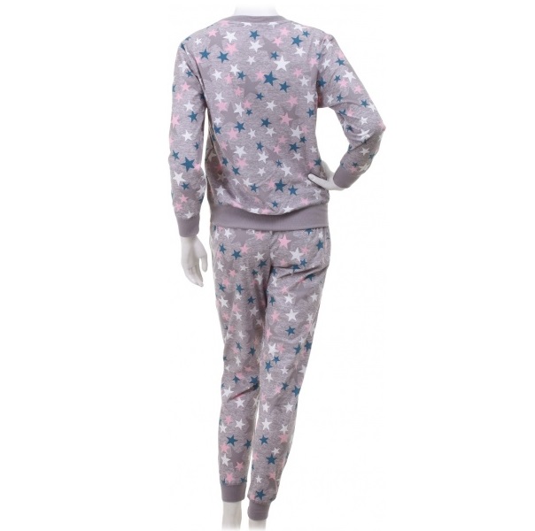 Костюм домашній жіночий La Nuit Home Full of Stars р. XS світло-сірий 