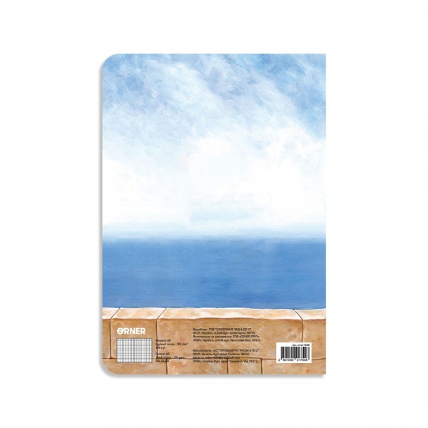 Блокнот в клетку А5 Кот человеческий 144 ст. Orner