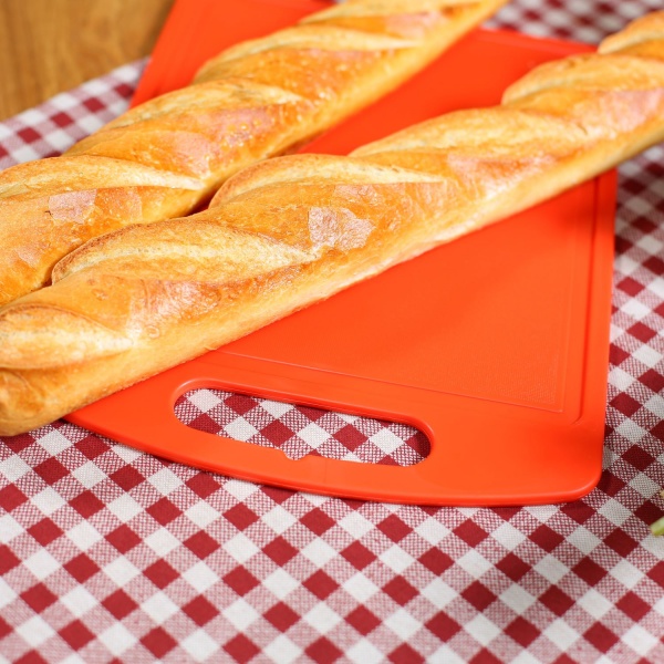 Доска для нарезки 30х20 см оранж Алеана