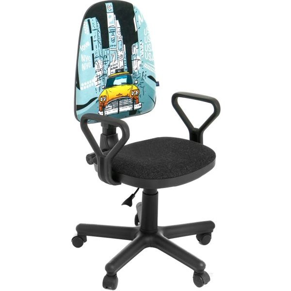 Кресло Nowy Styl Saturn GTP (CH) ZT-24 NYC черный 