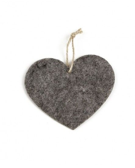 Декоративная гирлянда Сердце 1 м (войлок) 