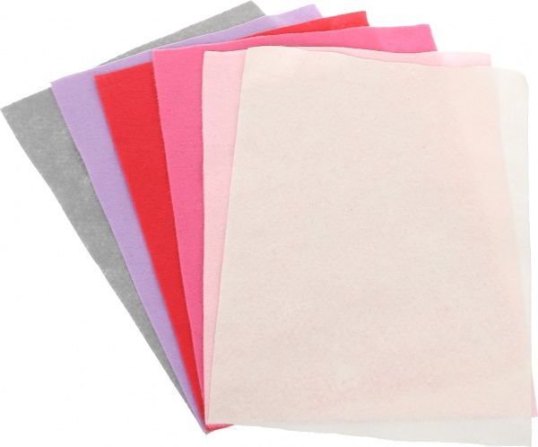 Набор фетра Роза 6 цветов 1,2–1,4 мм, 30 х 20 см