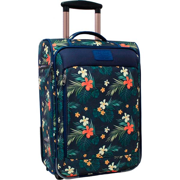 Чемодан Bagland 37666274 70 л разноцветный Леон 